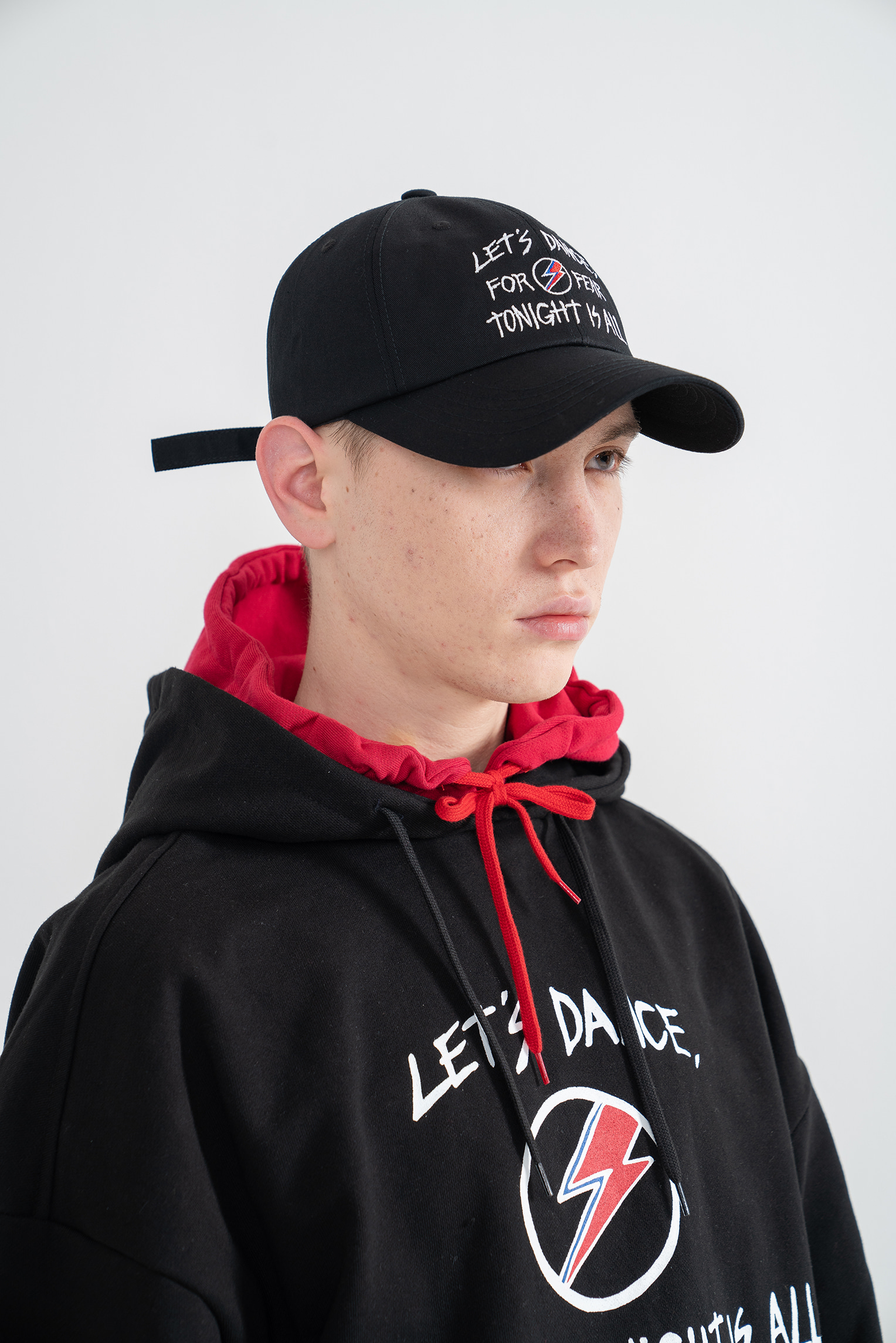 &quot;LET&#039;S DANCE&quot; Embroidered Ball Cap Black