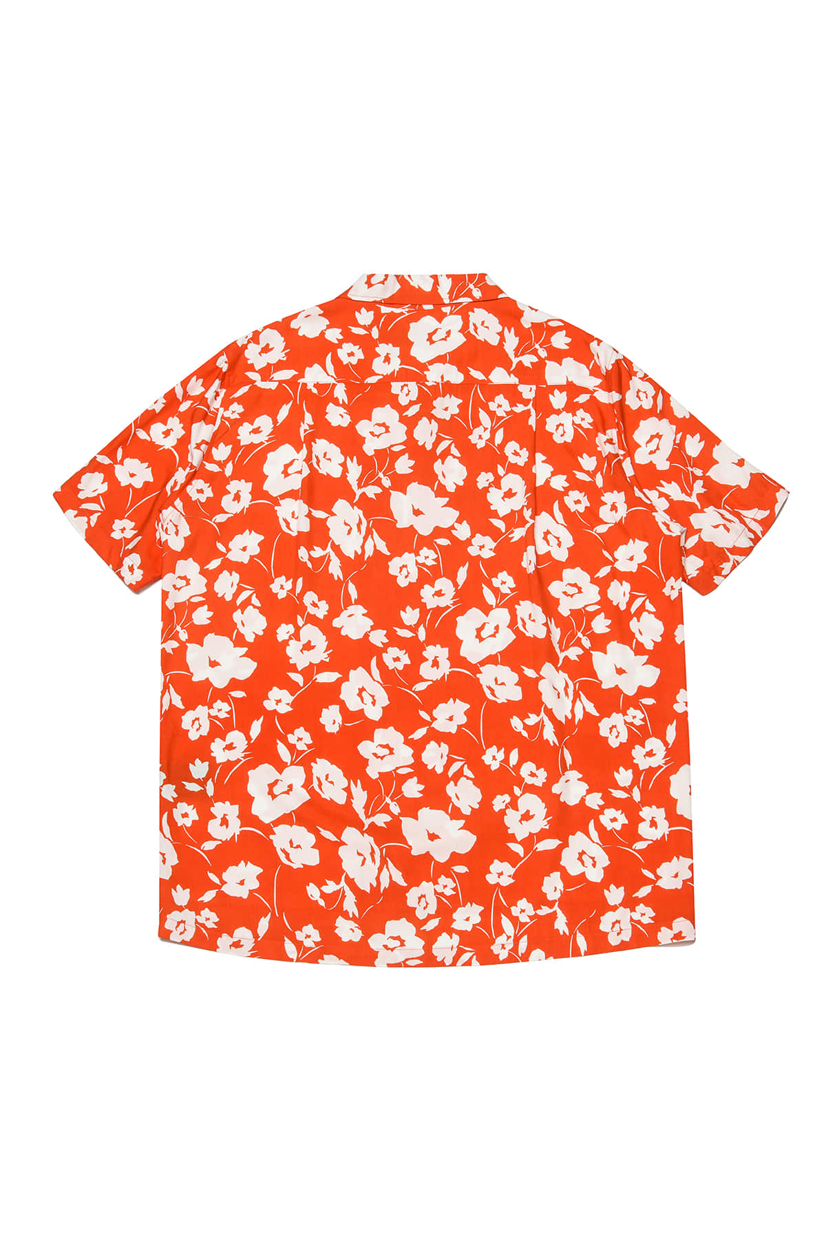 HAWAIAN SHIRT FLORAL RED/WHITE