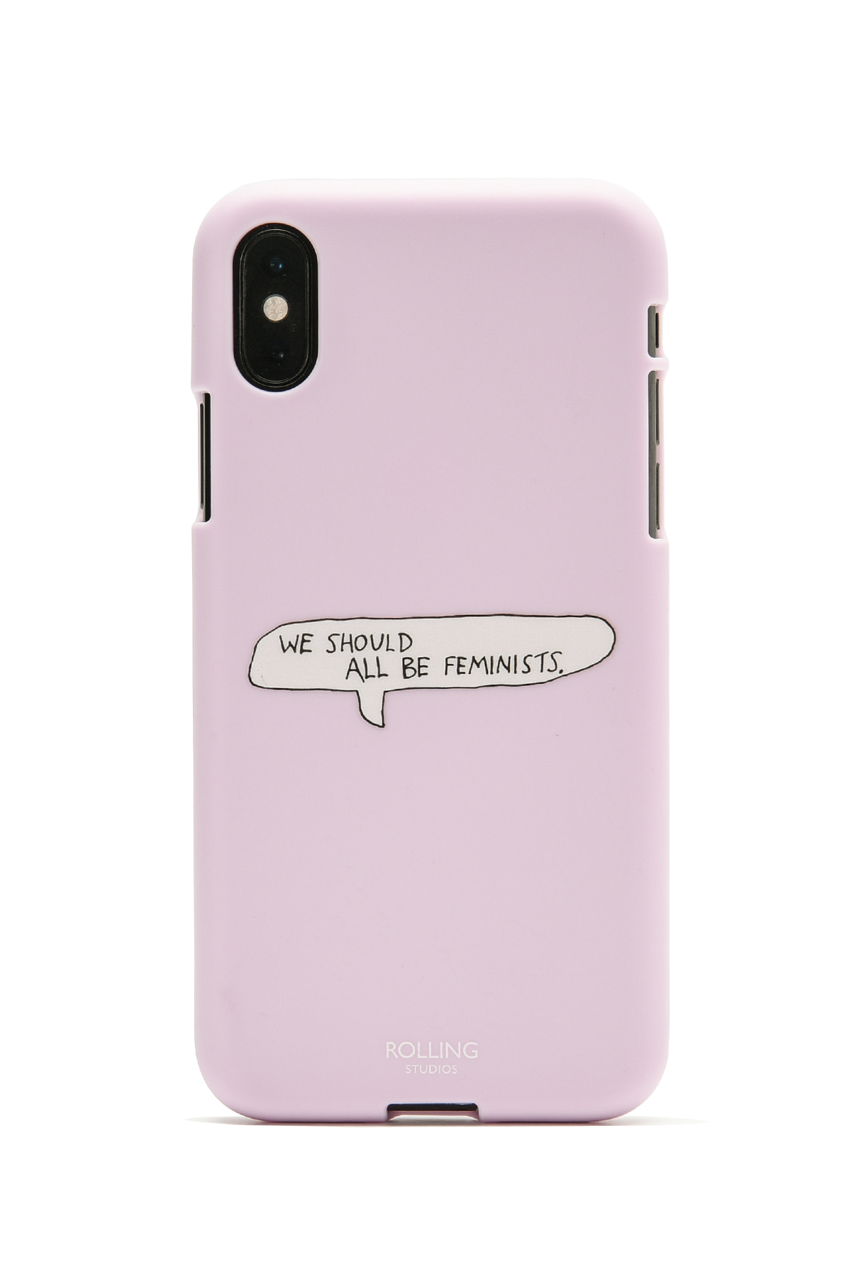&quot;WE SHOULD ALL BE FEMINISTS&quot; Printed iPhone Case Pink